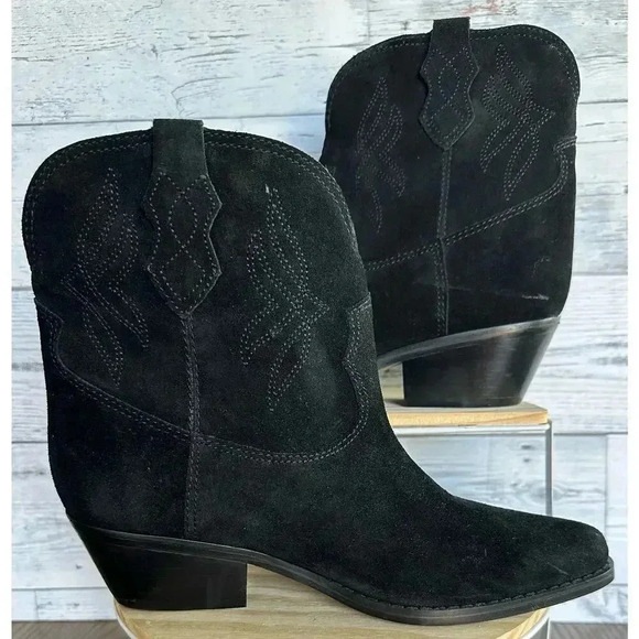 Nine West Texen  Bootie Black Women’s Size 7M - Picture 1 of 7
